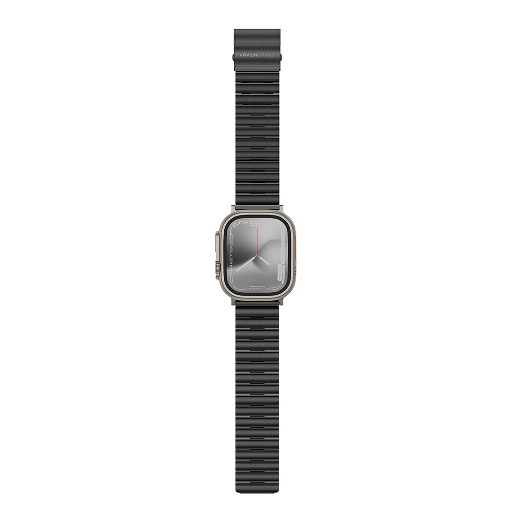 Amazingthing Titan Steel Apple Watch 46mm Metal Kordon - 8 Amazingthing Titan Steel Apple Watch 46mm Metal Kordon - 8